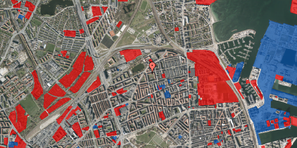 Jordforureningskort på Kildevældsgade 83B, 1. th, 2100 København Ø