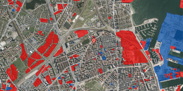 Jordforureningskort på Kildevældsgade 85, 1. th, 2100 København Ø