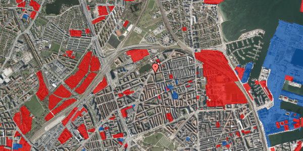 Jordforureningskort på Kildevældsgade 87, 1. tv, 2100 København Ø