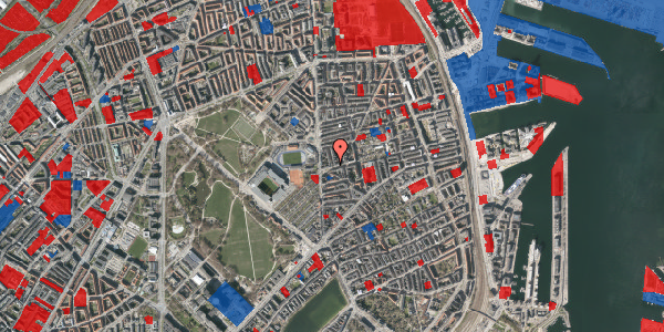 Jordforureningskort på Kirsteinsgade 1, st. tv, 2100 København Ø