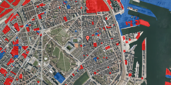 Jordforureningskort på Kirsteinsgade 1, 1. tv, 2100 København Ø