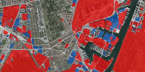 Jordforureningskort på P. Knudsens Gade 3, 1. th, 2450 København SV