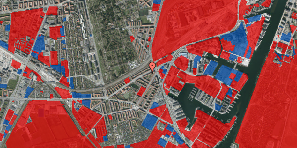 Jordforureningskort på P. Knudsens Gade 13, 1. tv, 2450 København SV