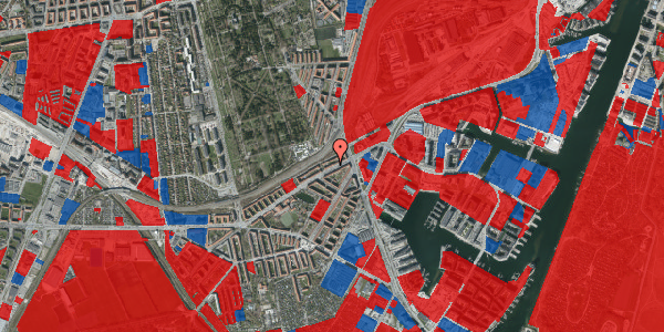 Jordforureningskort på P. Knudsens Gade 16, st. th, 2450 København SV