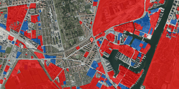 Jordforureningskort på P. Knudsens Gade 17, 1. th, 2450 København SV