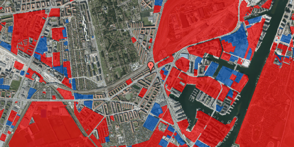 Jordforureningskort på P. Knudsens Gade 18, st. th, 2450 København SV