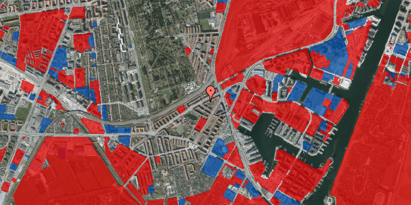 Jordforureningskort på P. Knudsens Gade 21, 1. tv, 2450 København SV