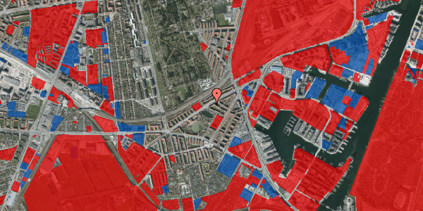 Jordforureningskort på P. Knudsens Gade 29, 1. th, 2450 København SV