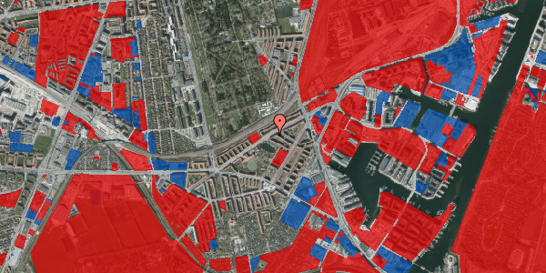 Jordforureningskort på P. Knudsens Gade 29, 1. tv, 2450 København SV