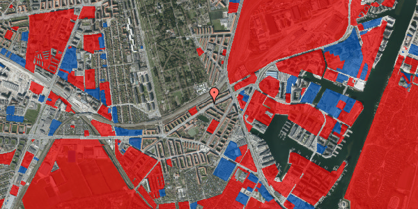 Jordforureningskort på P. Knudsens Gade 30, 1. th, 2450 København SV