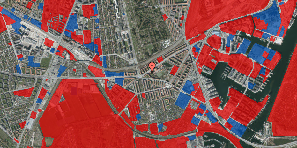 Jordforureningskort på P. Knudsens Gade 41, 1. th, 2450 København SV