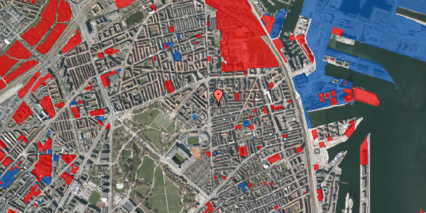 Jordforureningskort på Koldinggade 1, 4. th, 2100 København Ø