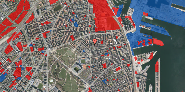 Jordforureningskort på Koldinggade 5, 3. th, 2100 København Ø