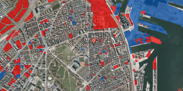 Jordforureningskort på Koldinggade 6, 3. th, 2100 København Ø