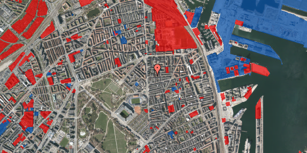 Jordforureningskort på Koldinggade 9, 4. th, 2100 København Ø