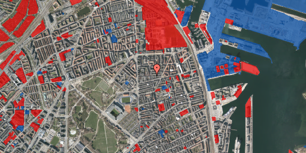 Jordforureningskort på Koldinggade 18, st. tv, 2100 København Ø
