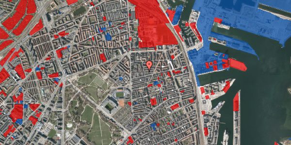 Jordforureningskort på Koldinggade 18, 1. th, 2100 København Ø