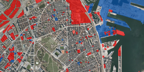 Jordforureningskort på Koldinggade 19, 1. tv, 2100 København Ø