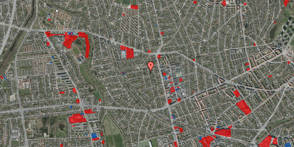 Jordforureningskort på Kongsdalvej 47, 2720 Vanløse