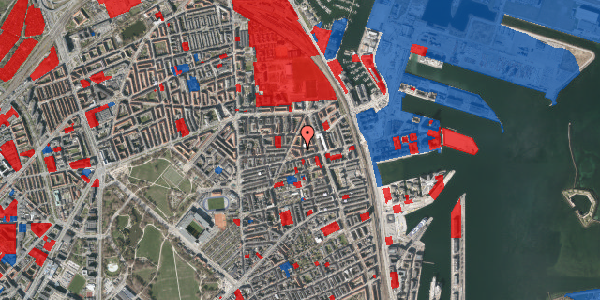 Jordforureningskort på Korsørgade 36, st. 1, 2100 København Ø