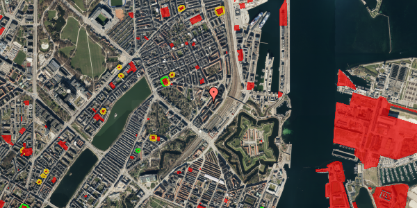 Jordforureningskort på Kristianiagade 14, 2. th, 2100 København Ø