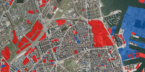 Jordforureningskort på Landskronagade 43, st. tv, 2100 København Ø