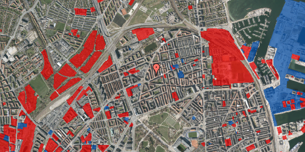 Jordforureningskort på Lange-Müllers Gade 5, 4. th, 2100 København Ø