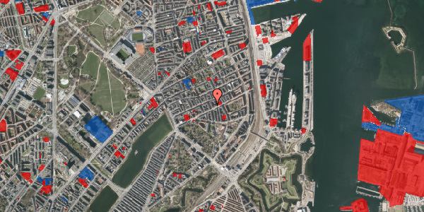 Jordforureningskort på Lipkesgade 18, 4. th, 2100 København Ø