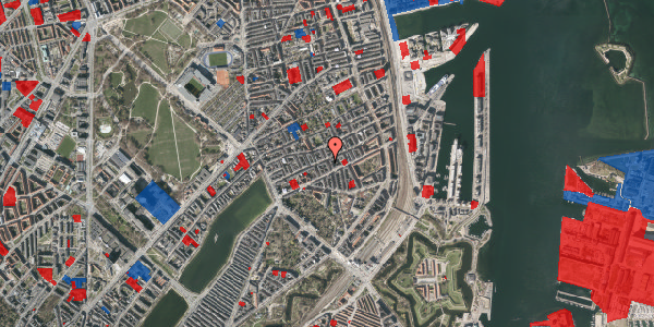 Jordforureningskort på Lipkesgade 21, 3. th, 2100 København Ø