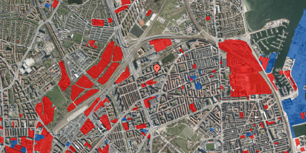 Jordforureningskort på Livøgade 9, 2. tv, 2100 København Ø