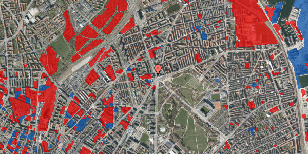 Jordforureningskort på Lyngbyvej 1, st. th, 2100 København Ø