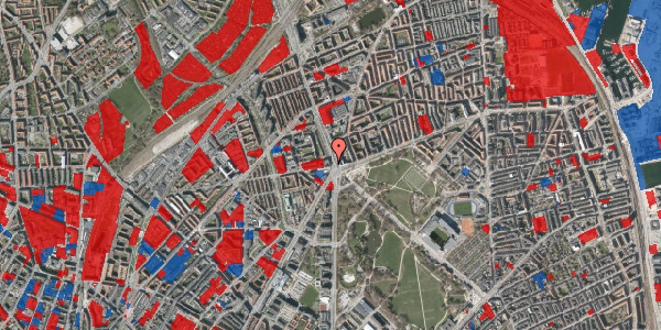 Jordforureningskort på Lyngbyvej 1, 1. th, 2100 København Ø