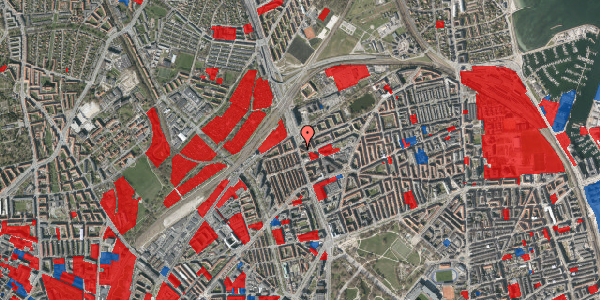 Jordforureningskort på Lyngbyvej 72, 3. th, 2100 København Ø