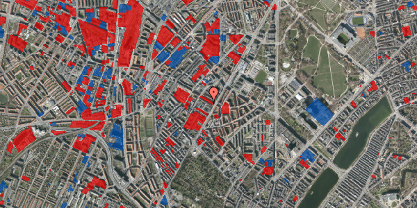 Jordforureningskort på P.D. Løvs Allé 6, st. th, 2200 København N