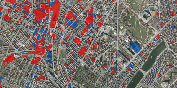 Jordforureningskort på P.D. Løvs Allé 6, 3. th, 2200 København N