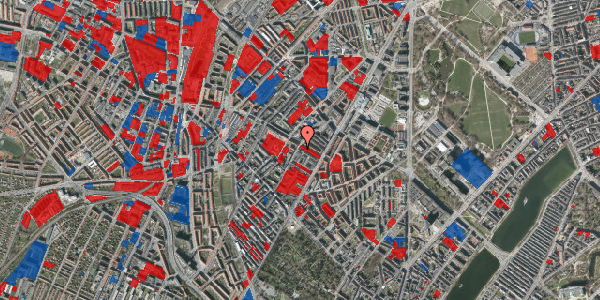 Jordforureningskort på P.D. Løvs Allé 20, 3. th, 2200 København N