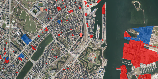 Jordforureningskort på Mandalsgade 3, 1. th, 2100 København Ø