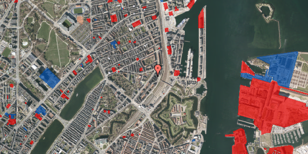 Jordforureningskort på Mandalsgade 4, 2. th, 2100 København Ø