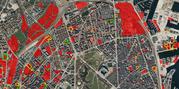 Jordforureningskort på Manøgade 9, st. th, 2100 København Ø
