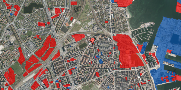 Jordforureningskort på Marthagade 10, 1. th, 2100 København Ø