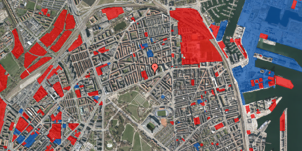 Jordforureningskort på Masnedøgade 1, 2. th, 2100 København Ø