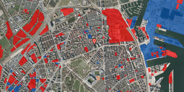 Jordforureningskort på Masnedøgade 2E, st. , 2100 København Ø