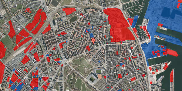 Jordforureningskort på Masnedøgade 9, 1. th, 2100 København Ø