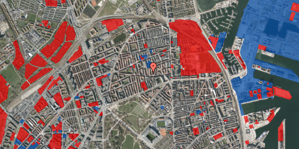 Jordforureningskort på Masnedøgade 16, st. th, 2100 København Ø