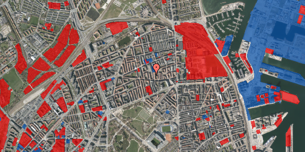 Jordforureningskort på Masnedøgade 19, 2. th, 2100 København Ø