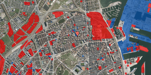 Jordforureningskort på Masnedøgade 21, 1. tv, 2100 København Ø