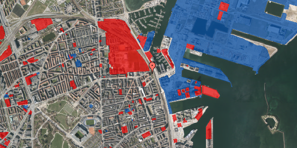 Jordforureningskort på Middelfartgade 18, st. th, 2100 København Ø