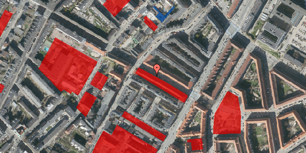 Jordforureningskort på Mimersgade 13, 1. th, 2200 København N