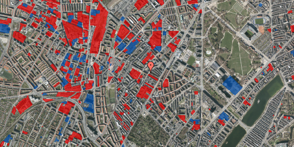 Jordforureningskort på Mimersgade 21, 1. tv, 2200 København N