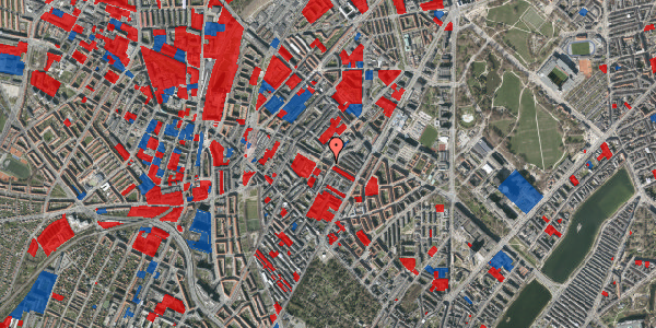 Jordforureningskort på Mimersgade 23, 1. tv, 2200 København N